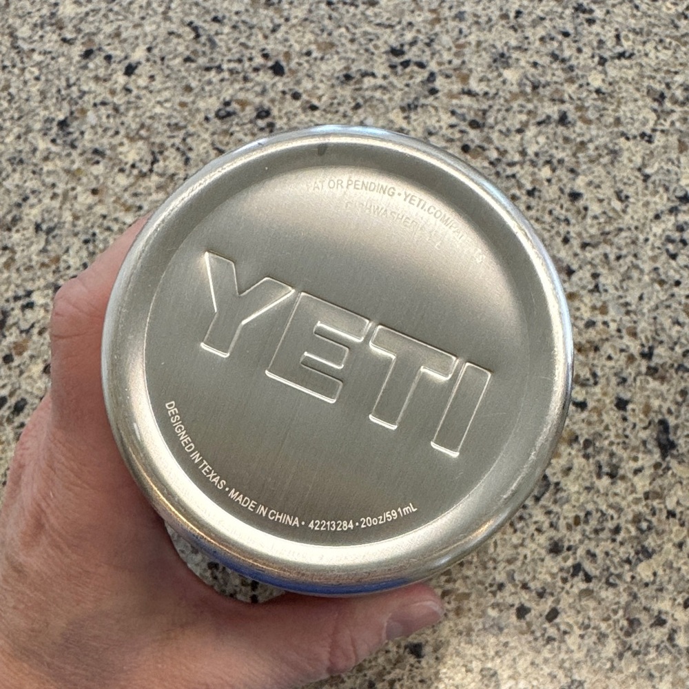 Yeti Rose Pink Tumbler with Stainless Accents - Picture 3 of 4